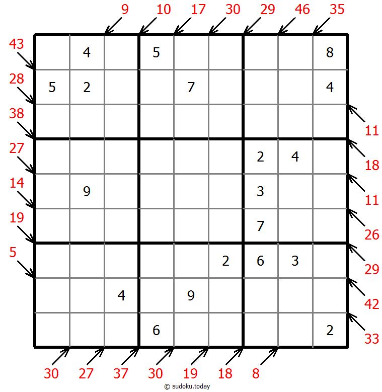 Sudoku pequeño asesino