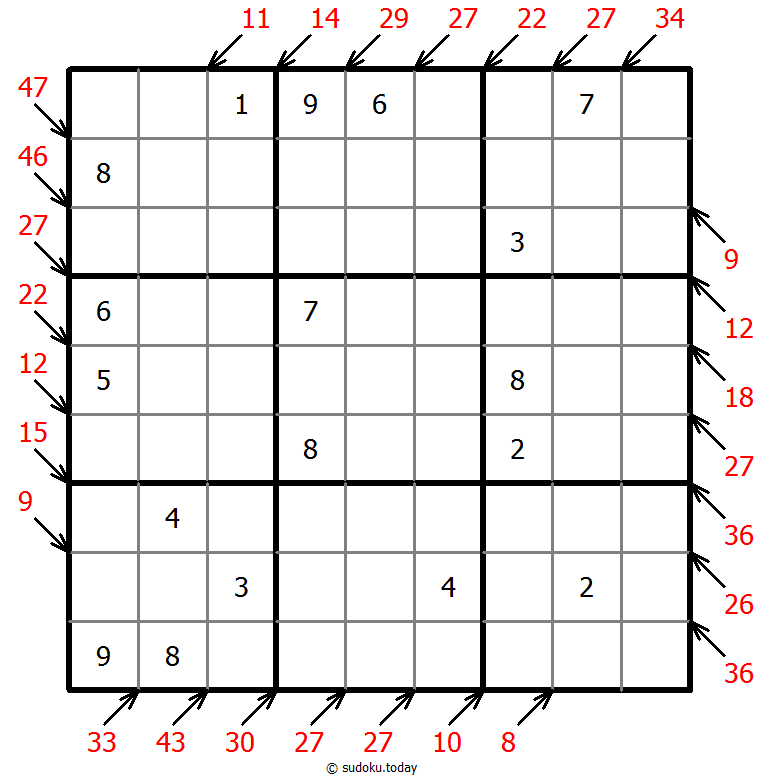 Sudoku pequeño asesino