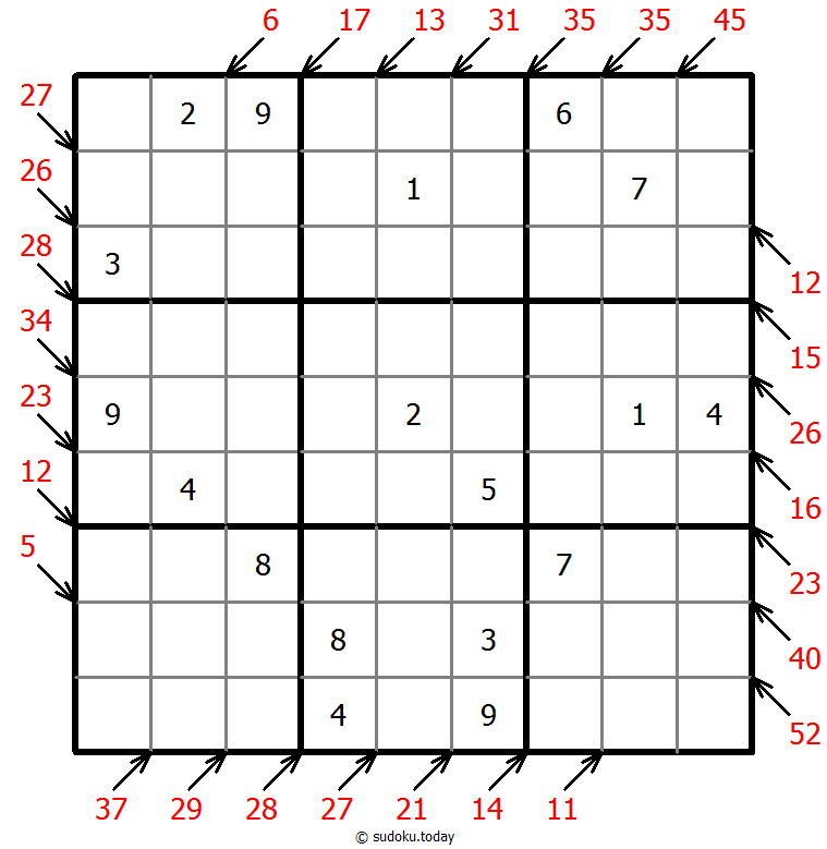 Sudoku pequeño asesino