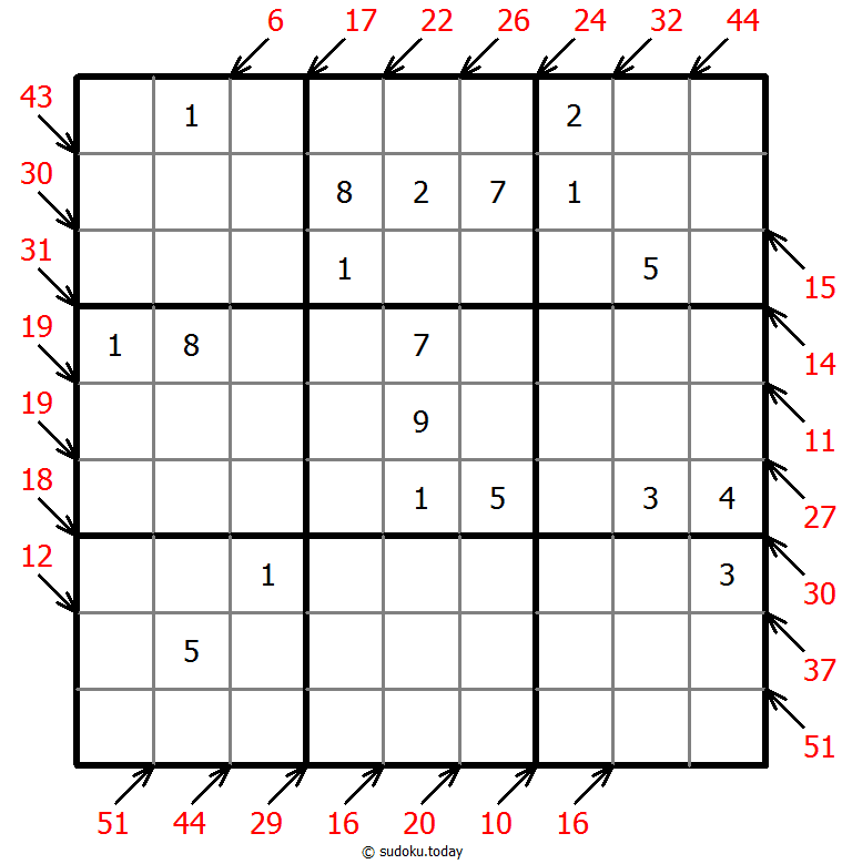 Sudoku pequeño asesino