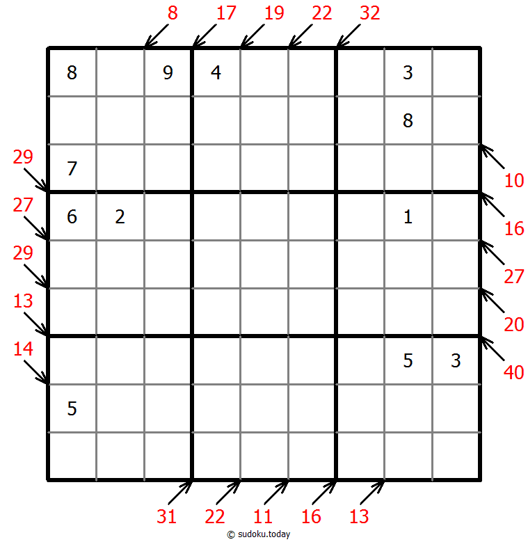 Sudoku pequeño asesino