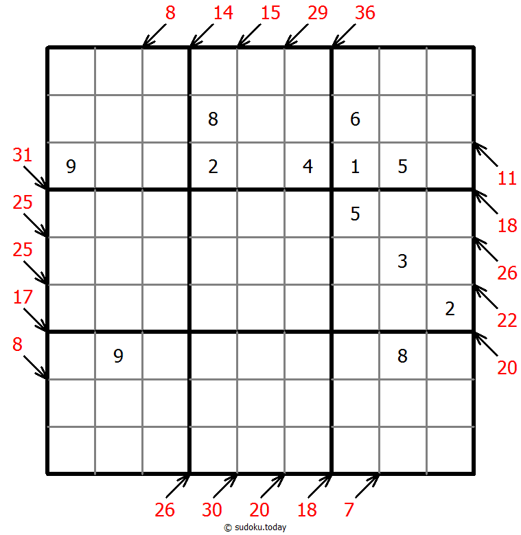 Sudoku pequeño asesino