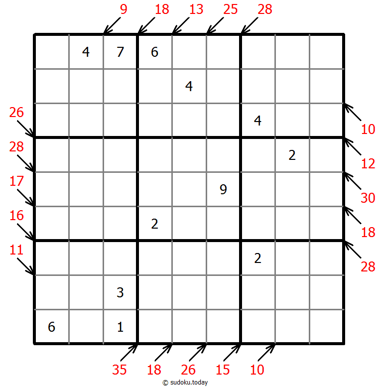 Sudoku pequeño asesino