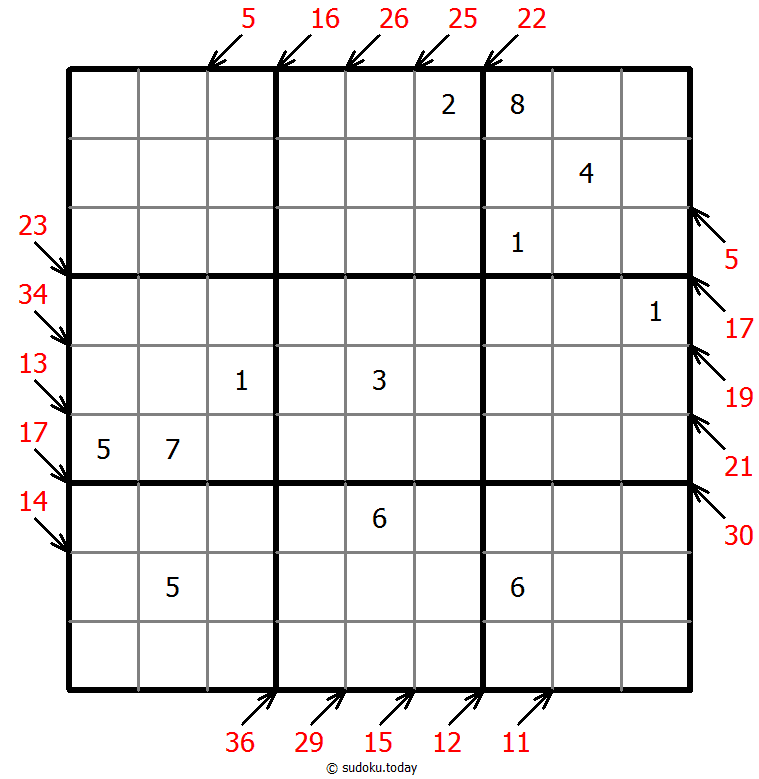 Sudoku pequeño asesino