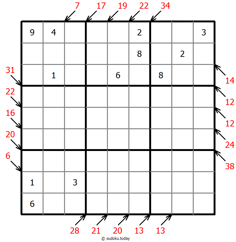Sudoku pequeño asesino