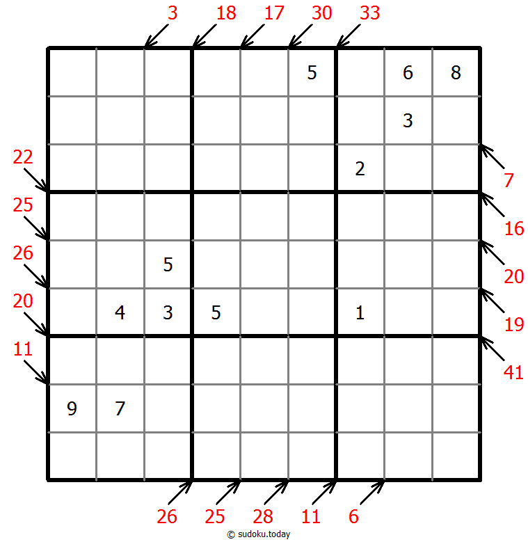 Sudoku pequeño asesino