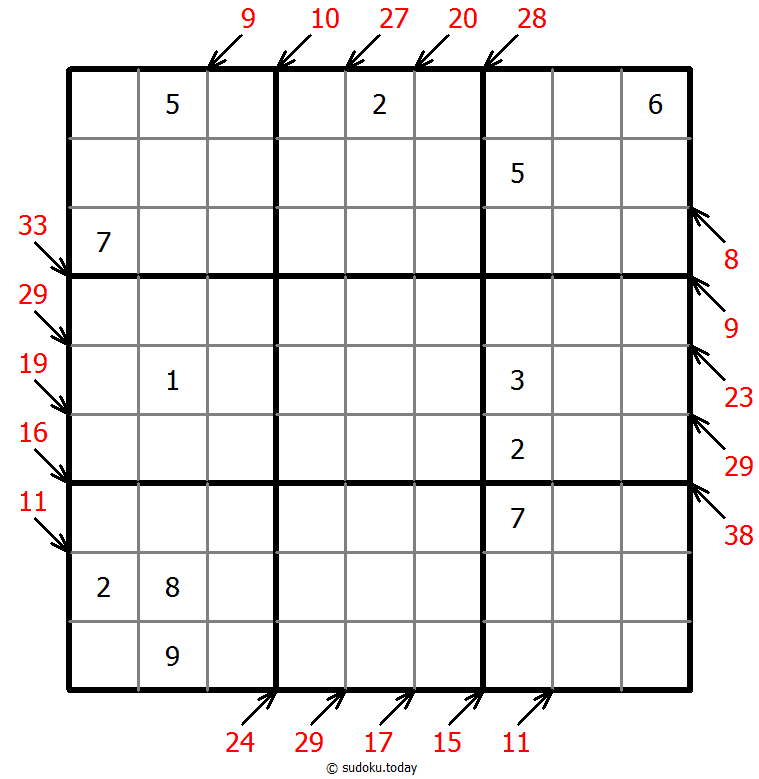 Sudoku pequeño asesino
