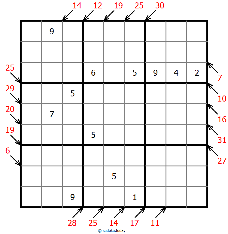 Sudoku pequeño asesino