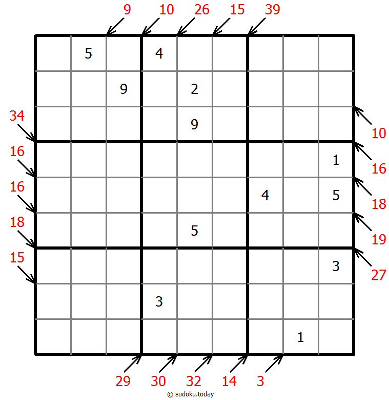 Sudoku pequeño asesino