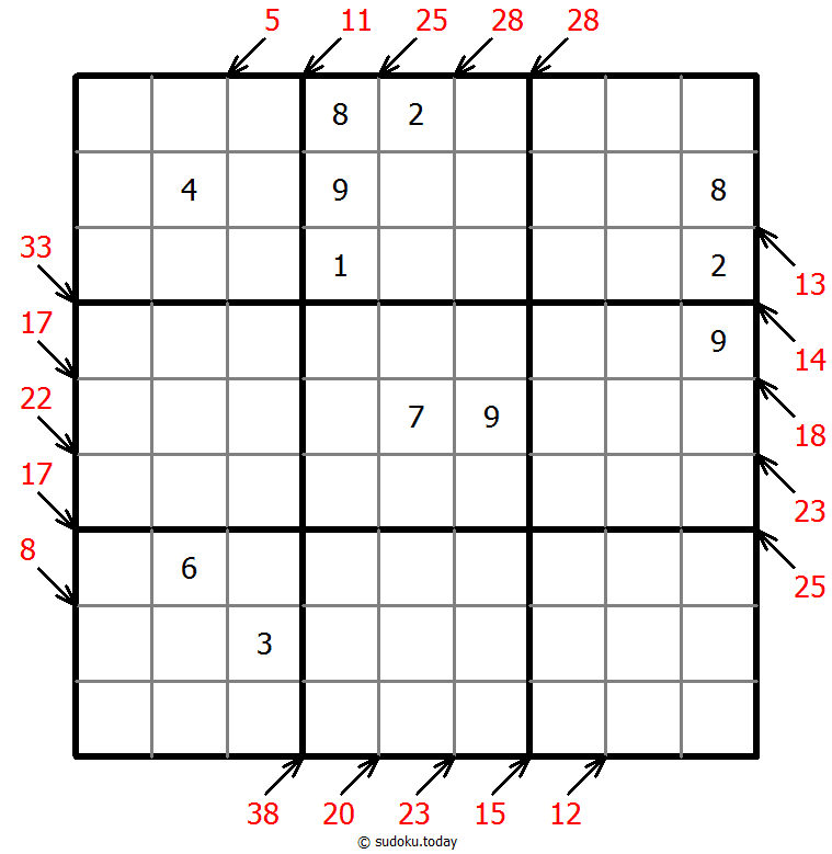 Sudoku pequeño asesino