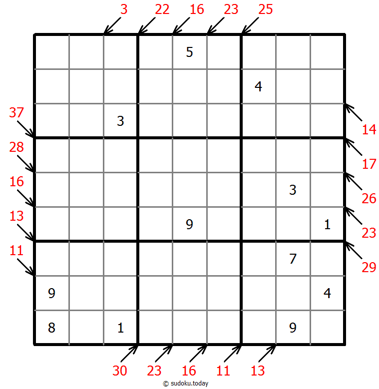 Sudoku pequeño asesino
