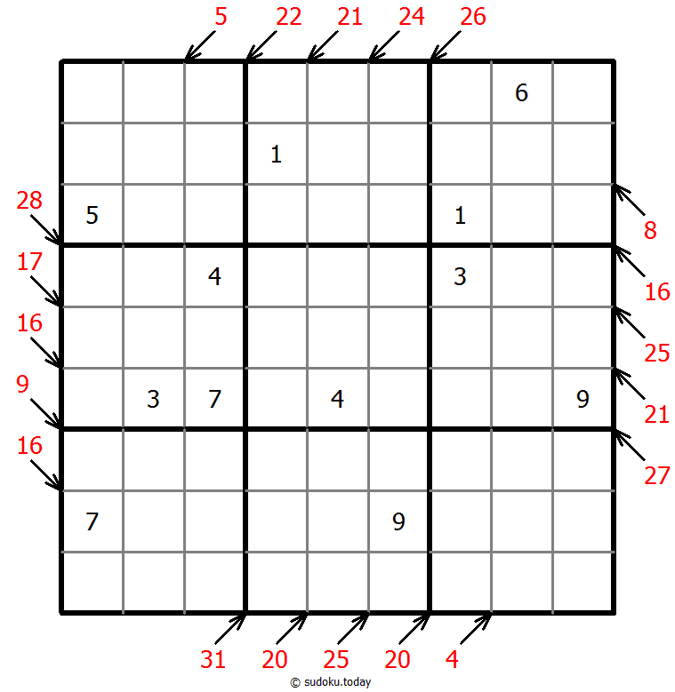 Sudoku pequeño asesino