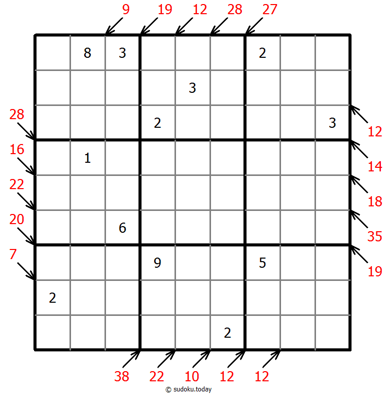 Sudoku pequeño asesino