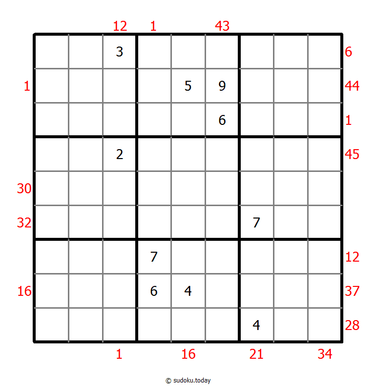 Sudoku suma X