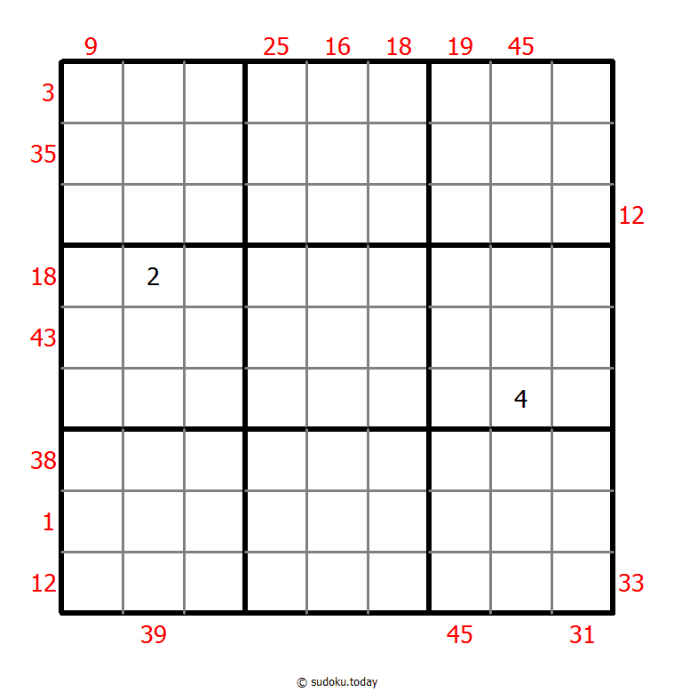 Sudoku suma X