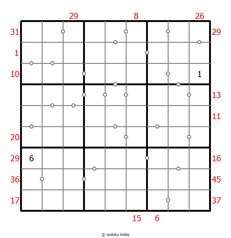Hybrid Sudoku ( X Sums + Consecutive ) Dia 31 de enero de 2026