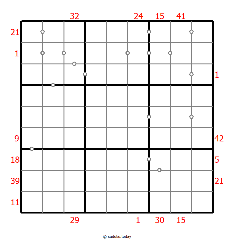 Sudoku combinado (XSum+Continuo no marcado)