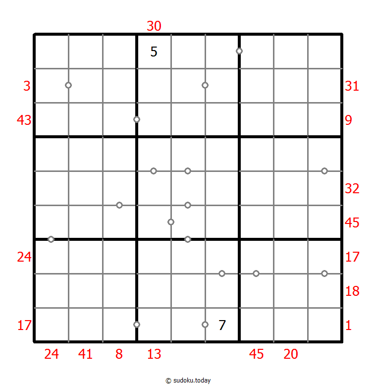 Sudoku combinado (XSum+Continuo no marcado)