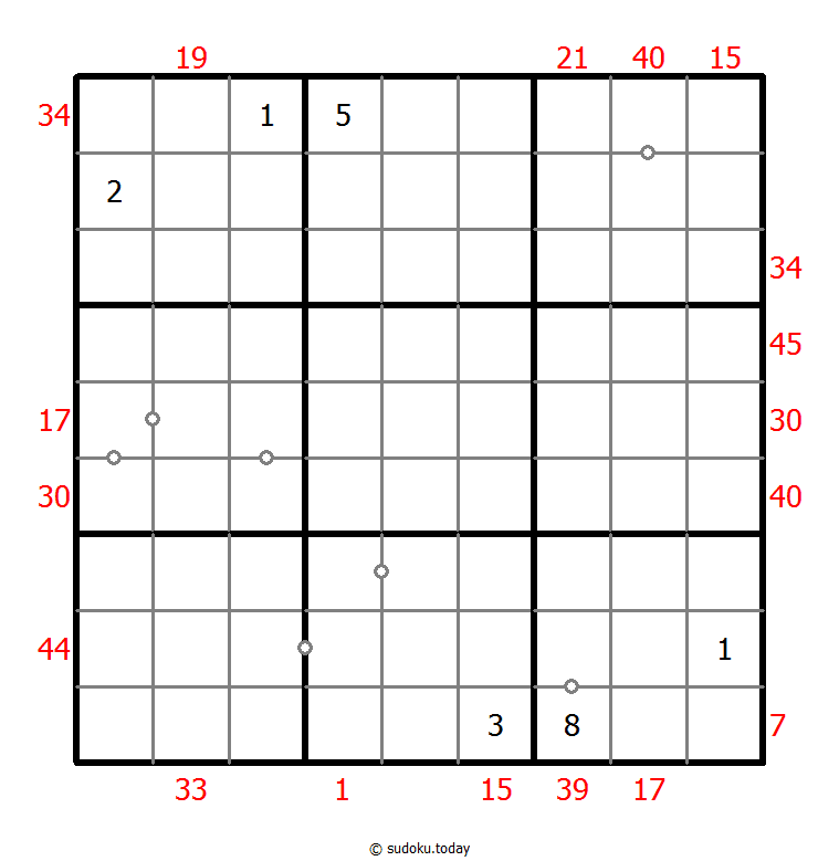 Sudoku combinado (XSum+Continuo no marcado)