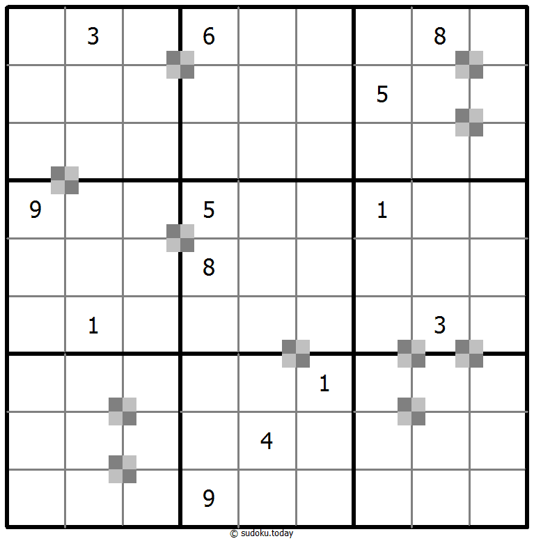 Sudoku pastel bicolor #64763