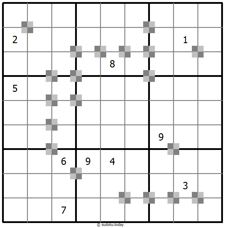 Sudoku pastel bicolor #64764