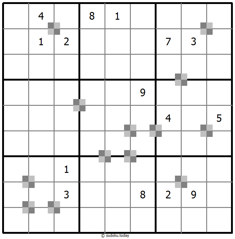 Sudoku pastel bicolor #64773
