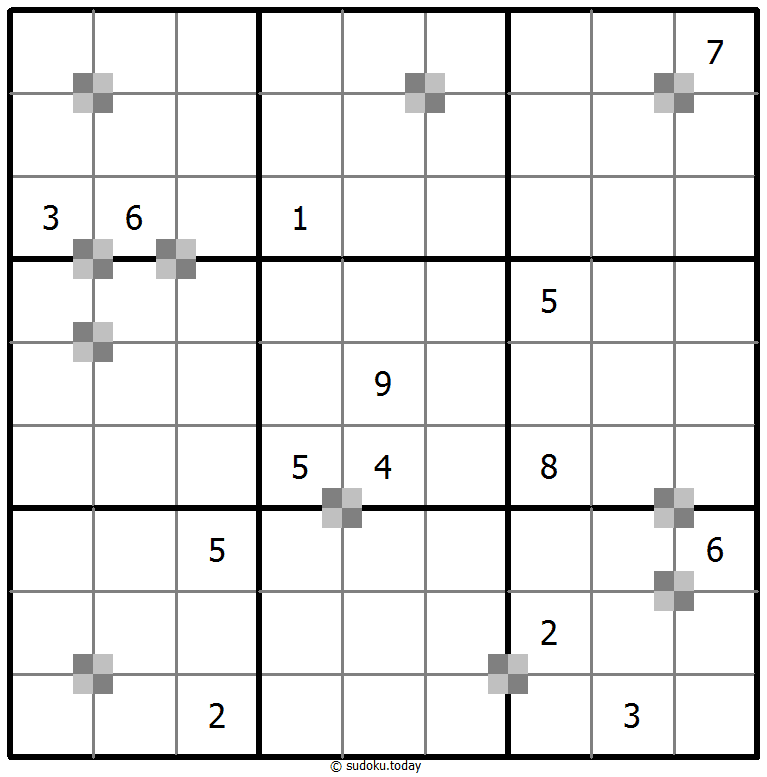 Sudoku pastel bicolor #64777