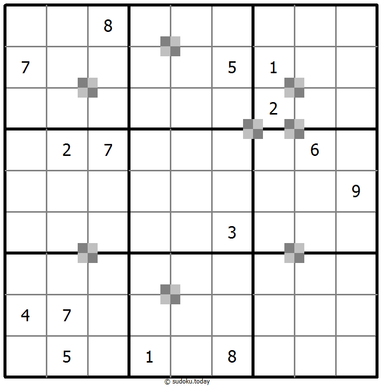 Sudoku pastel bicolor #64779