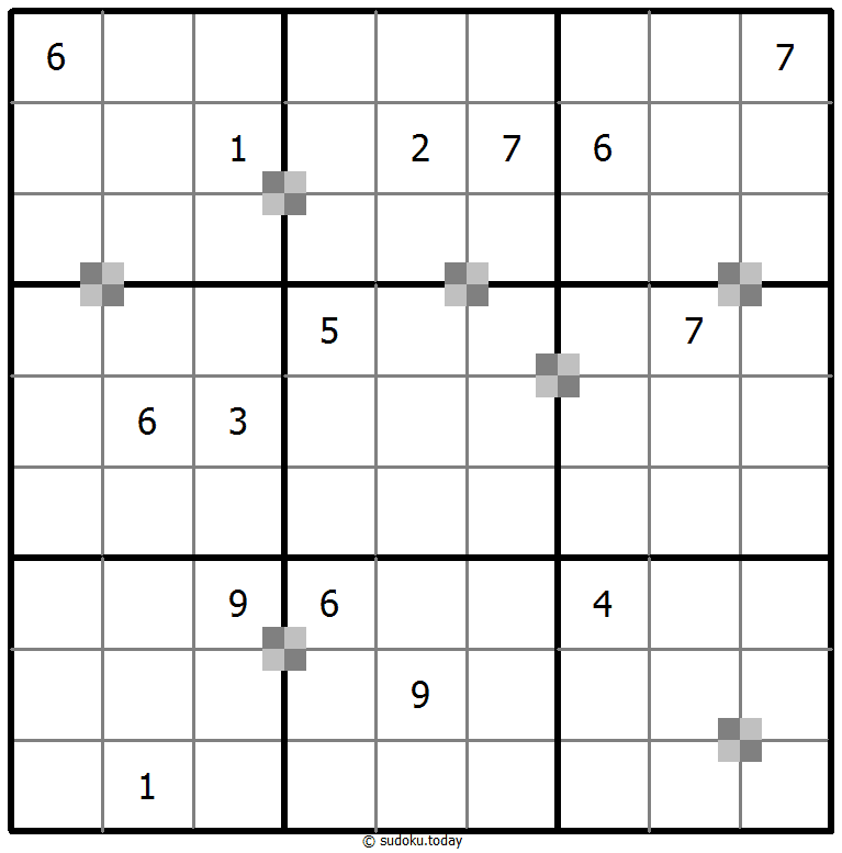 Sudoku pastel bicolor #64782