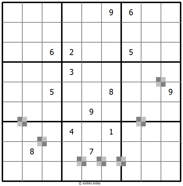 Sudoku pastel bicolor #64784
