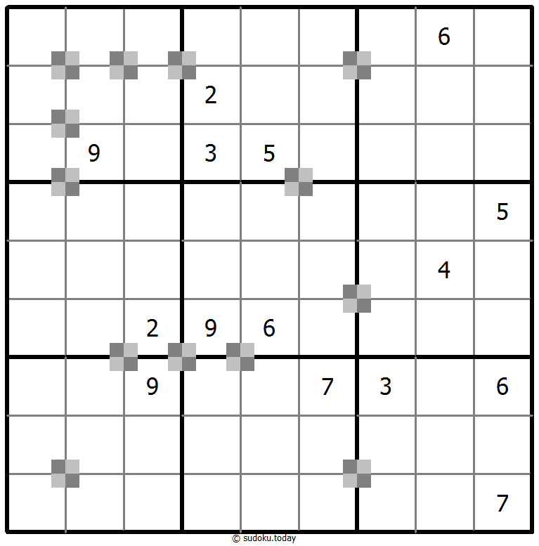 Sudoku pastel bicolor #64787