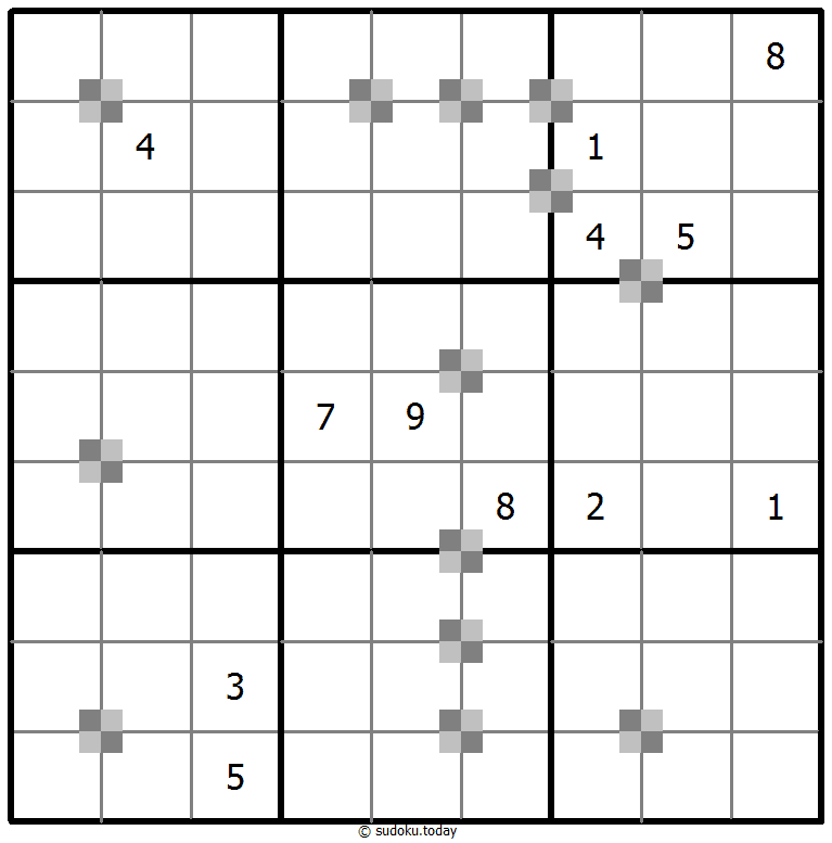 Sudoku pastel bicolor #64793