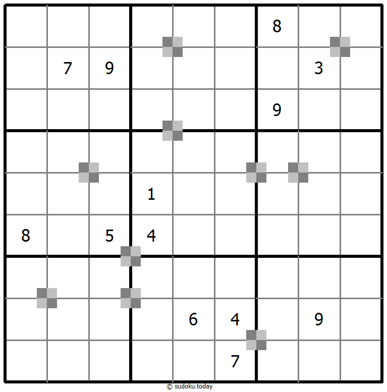 Sudoku pastel bicolor #64799