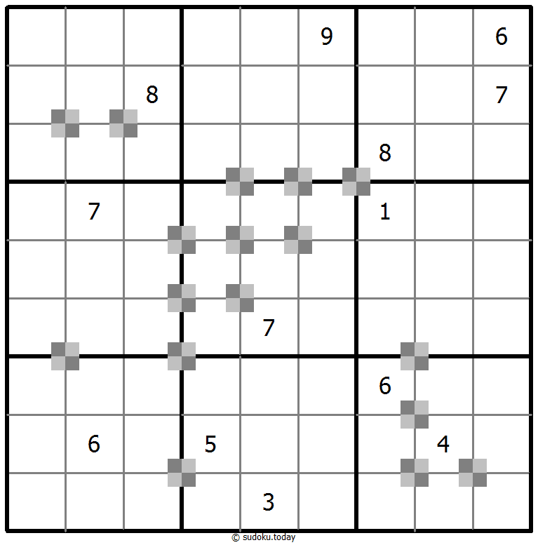 Sudoku pastel bicolor #64802