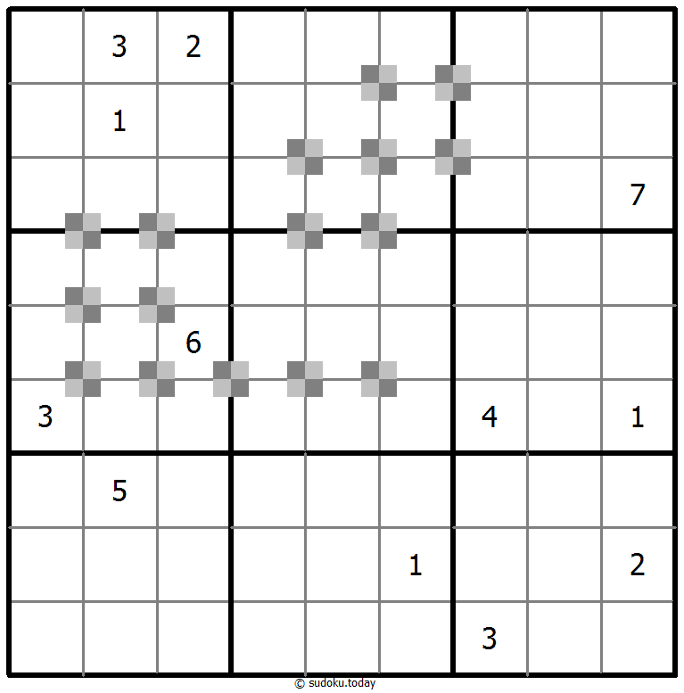 Sudoku pastel bicolor #64812