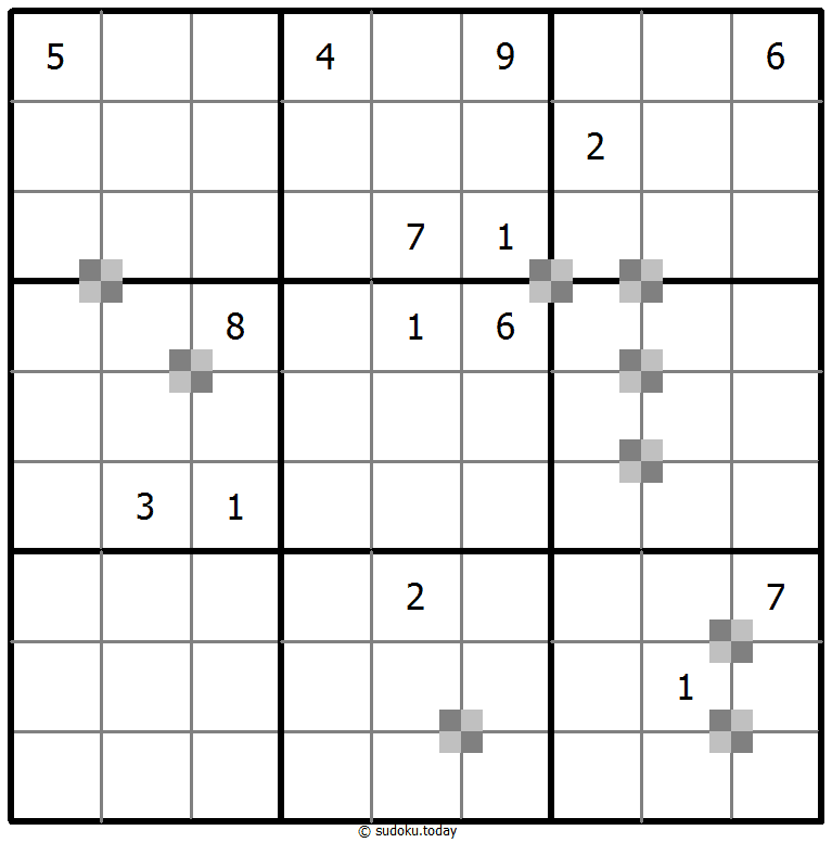 Sudoku pastel bicolor #64816