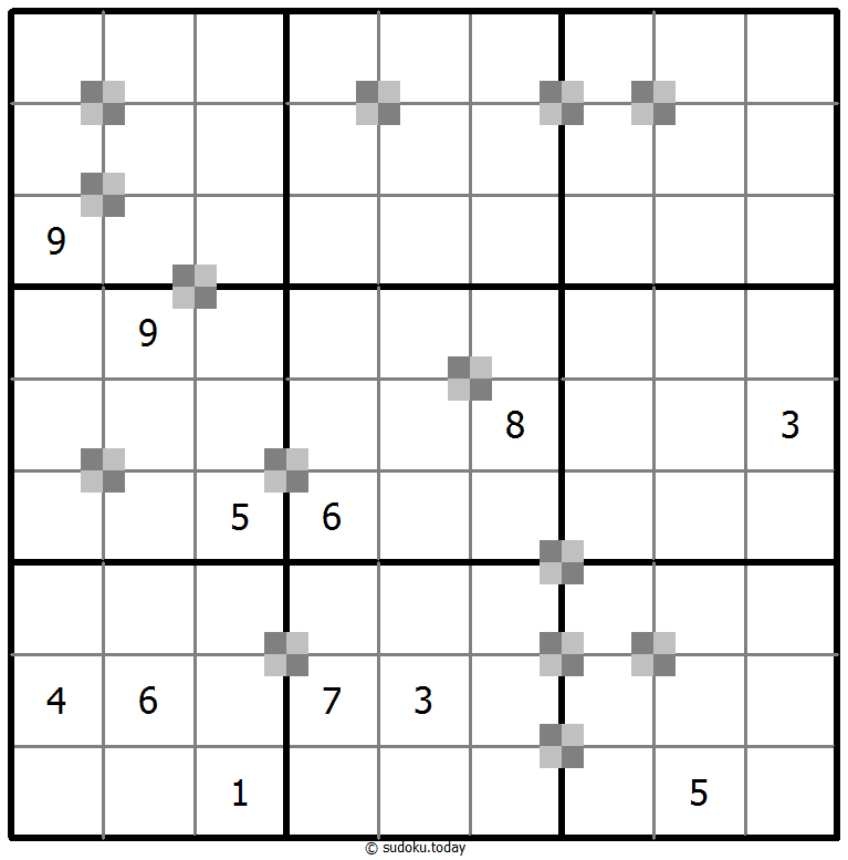 Sudoku pastel bicolor #64824
