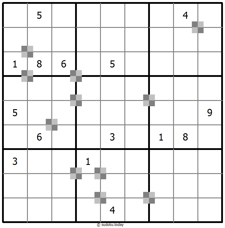 Sudoku pastel bicolor