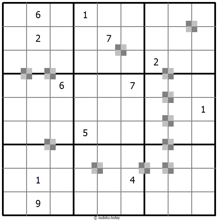 Sudoku pastel bicolor #64831