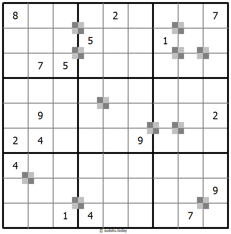 Sudoku pastel bicolor