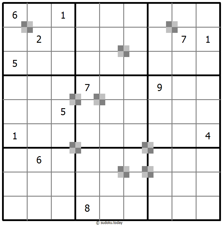 Sudoku pastel bicolor #64836