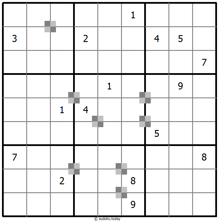 Sudoku pastel bicolor #64837