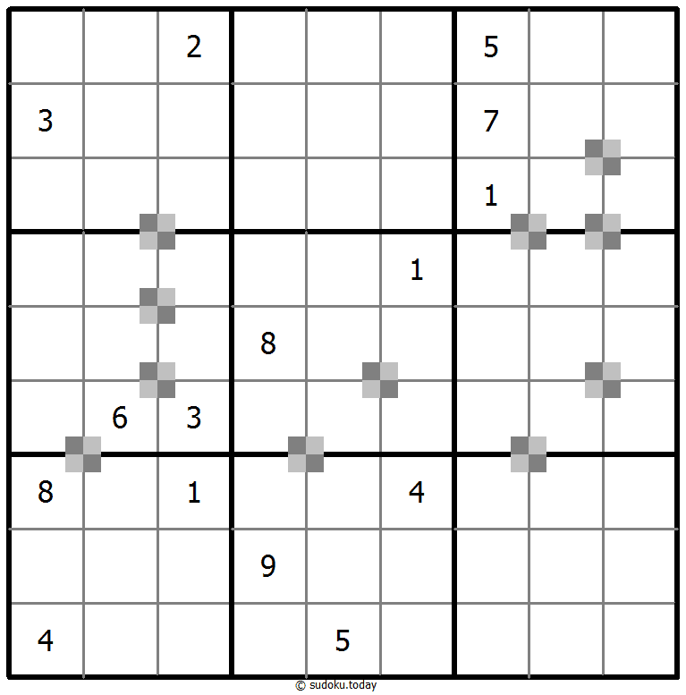 Sudoku pastel bicolor #64839