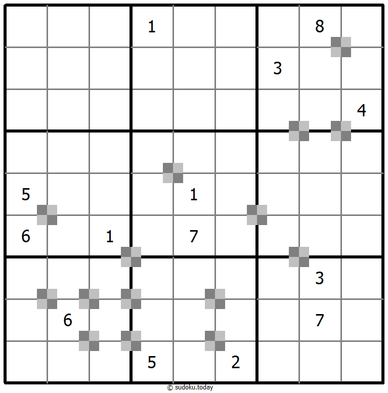 Sudoku pastel bicolor #64841