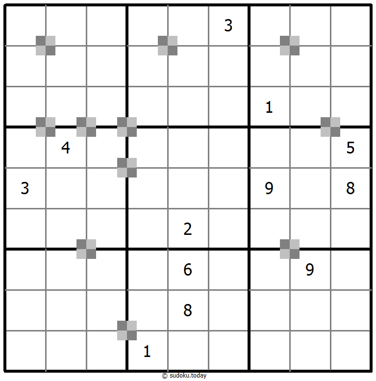 Sudoku pastel bicolor #64844