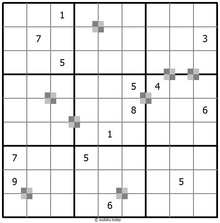 Sudoku pastel bicolor #64846