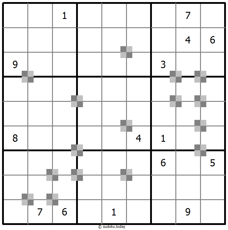 Sudoku pastel bicolor #64847