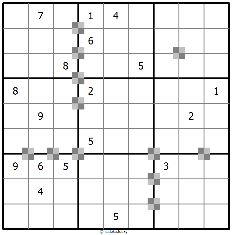 Sudoku pastel bicolor #64849