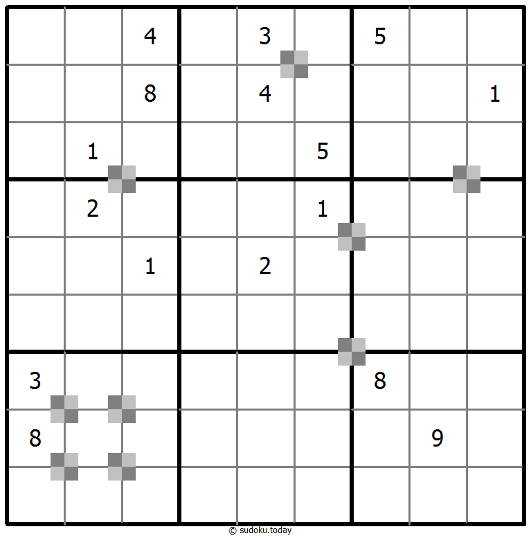 Sudoku pastel bicolor #64851