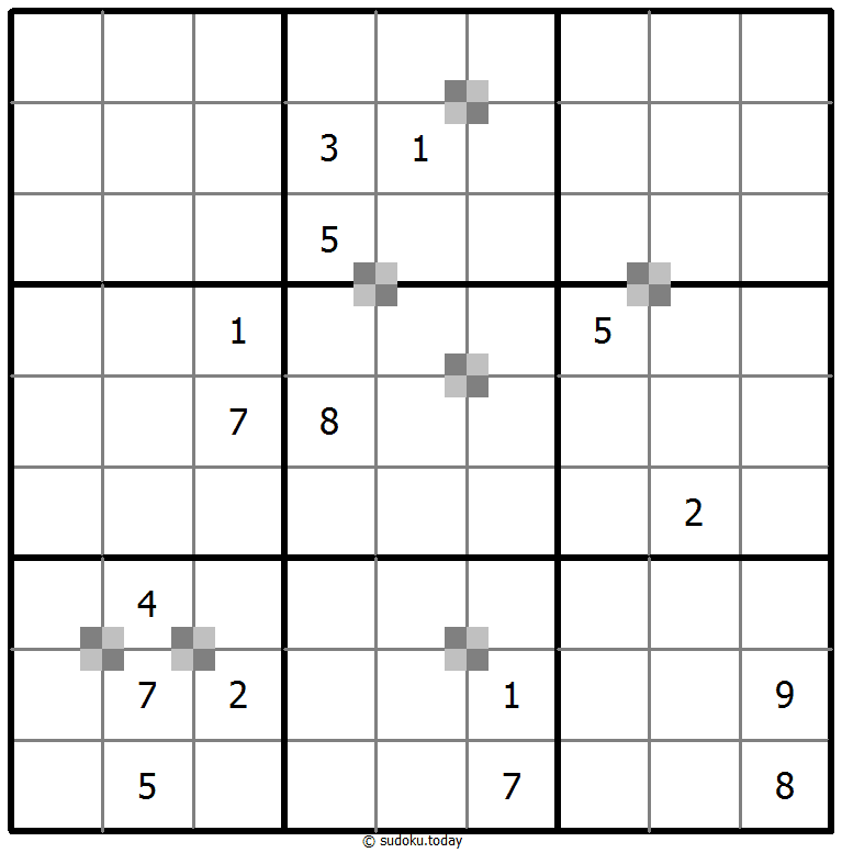 Sudoku pastel bicolor